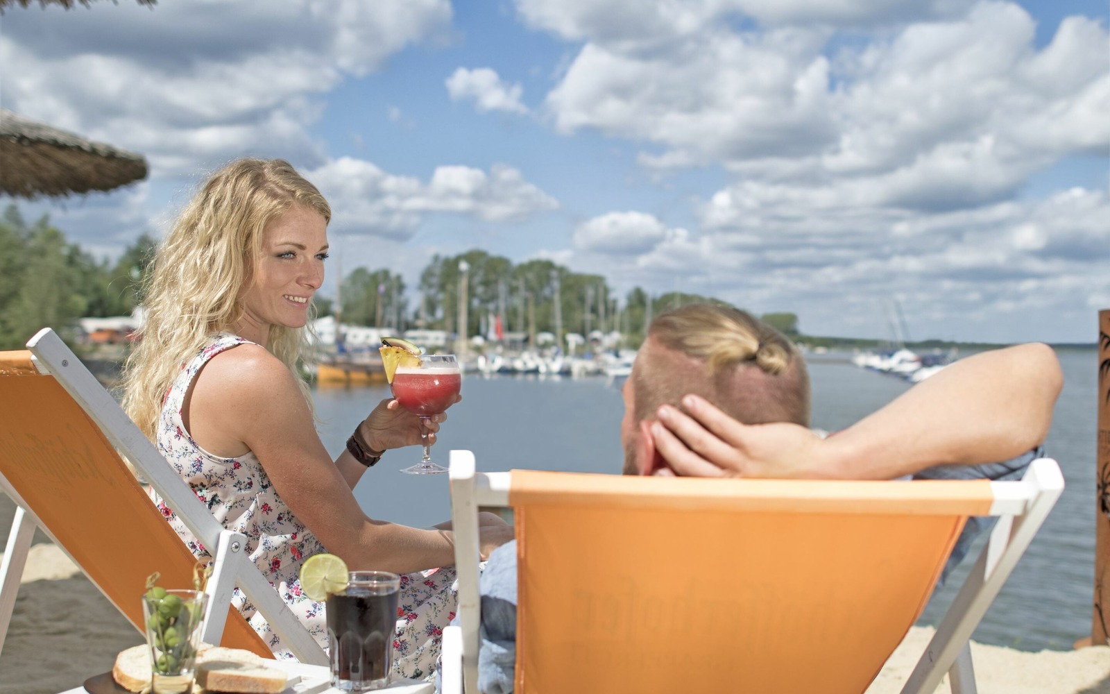 Strandbar am Geierswalder See, Foto: Nada Quenzel