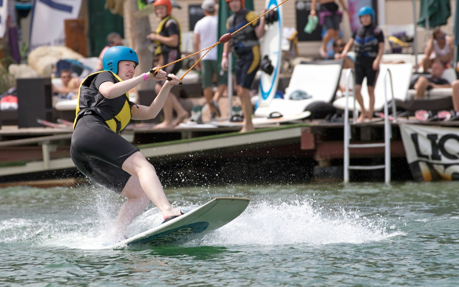 Wakeboardanlage auf dem Halbendorfer See, Foto: Nada Quenzel
