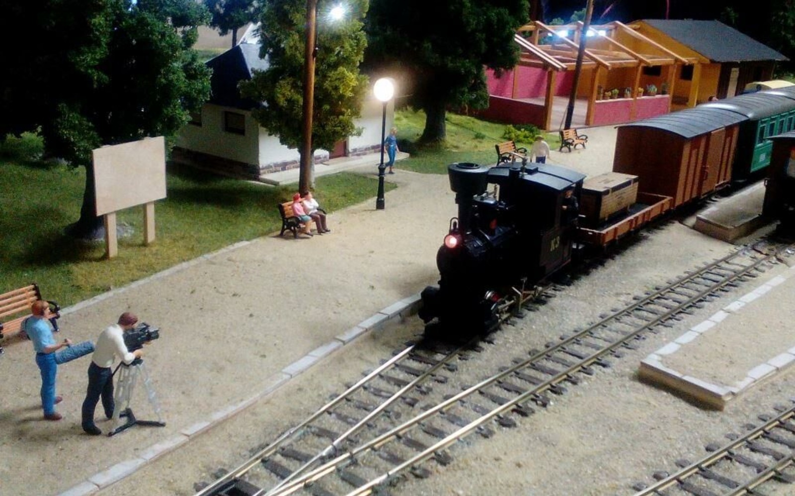 Výstava modelových železnic v Neupetershainu, foto: Spolek modelové železnice, modelářství a panenek Neupetershain