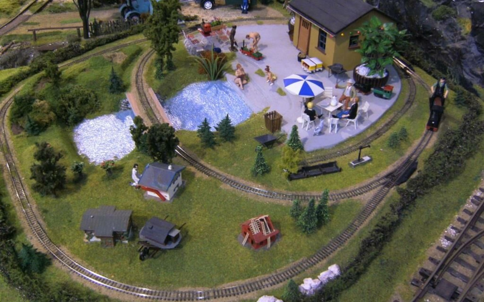Výstava modelových železnic v Neupetershainu, foto: Spolek modelové železnice, modelářství a panenek Neupetershain