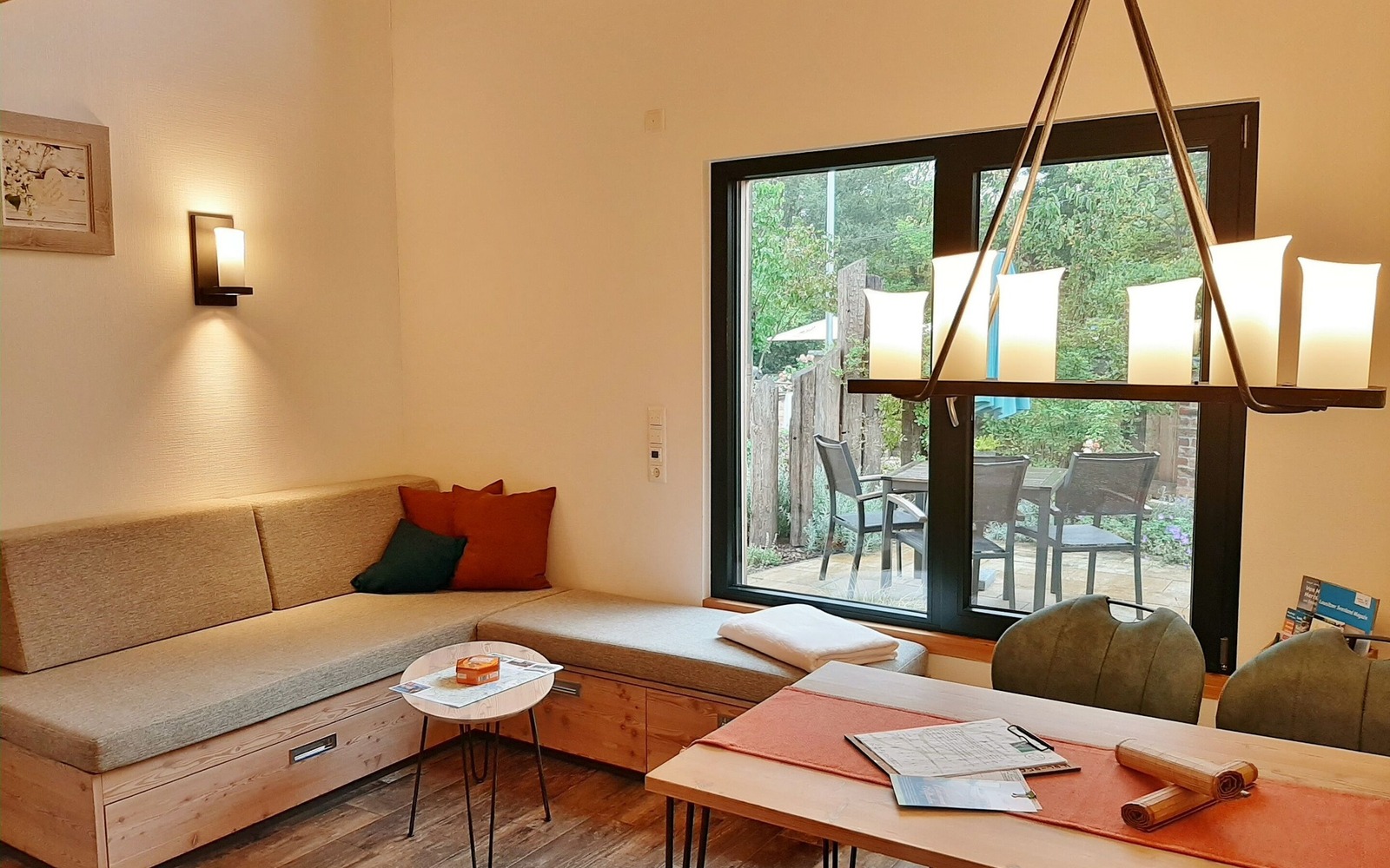 Ferienwohnung 35 m² mit integrierter Küche, Foto: U. Haselbauer, Lizenz: Tourismusverband Lausitzer Seenland e.V.