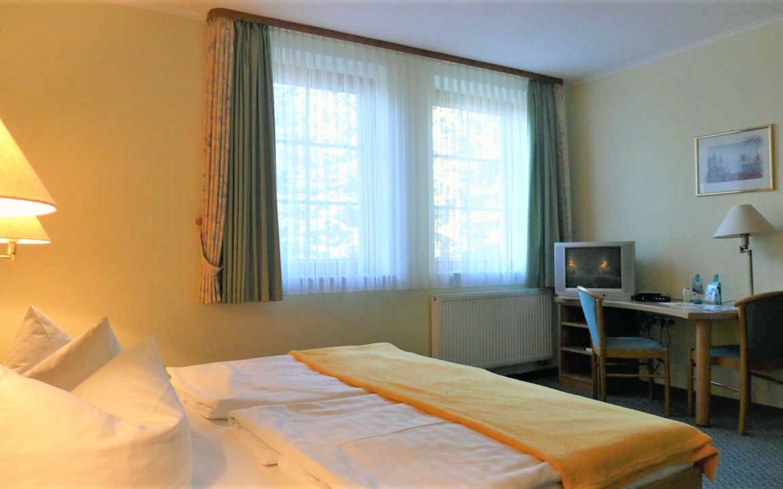 Behindertenfreundliches Doppelzimmer, Foto: F. Salomo, Lizenz: Landhotel Neuwiese