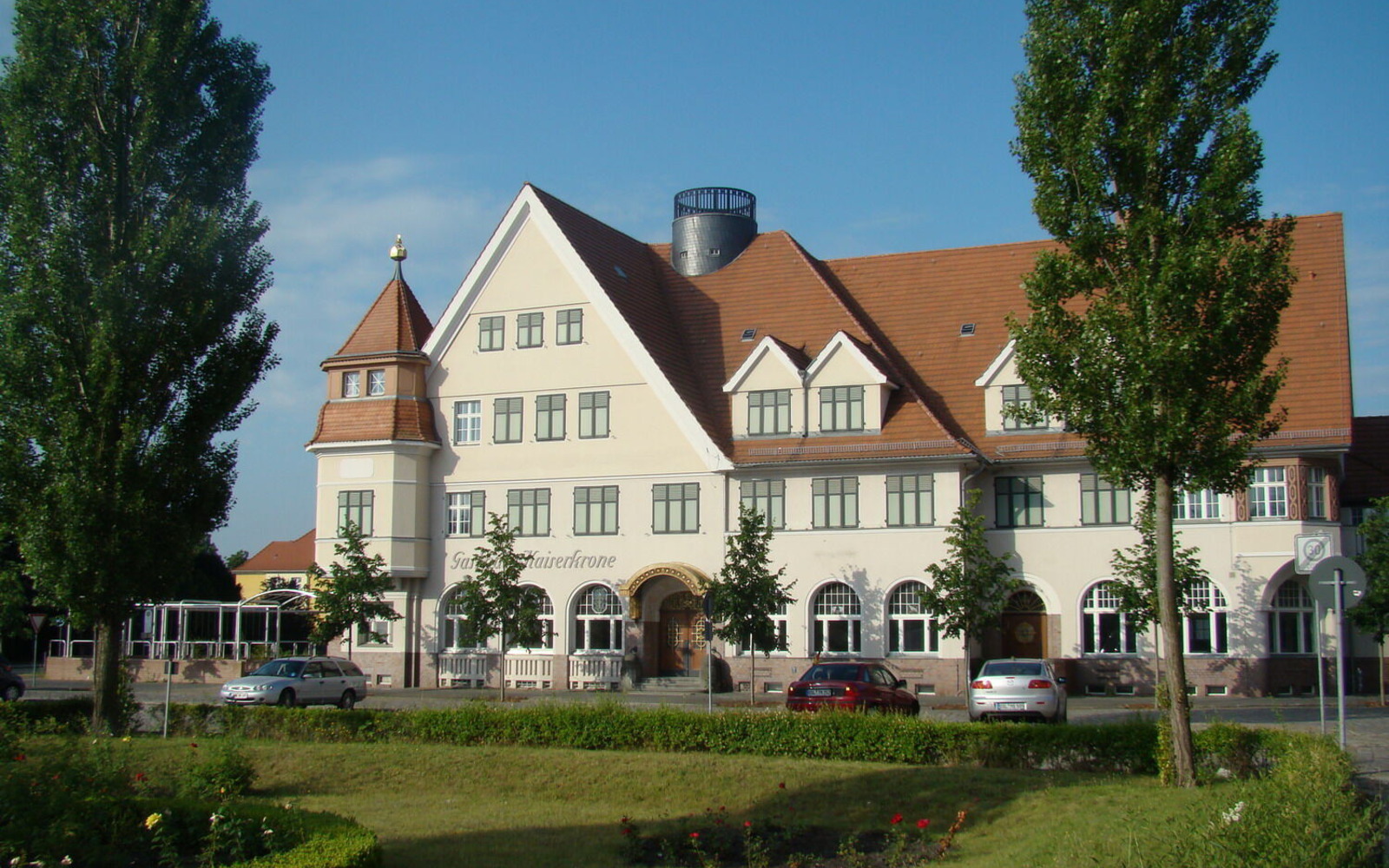 Ehemaliges Gasthaus Kaiserkrone in der Gartenstadt Marga, Foto: Stadt Senftenberg