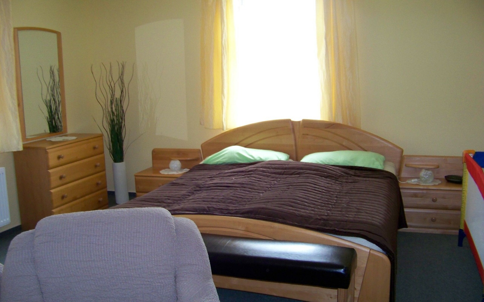 Schlafzimmer, Foto: Susanne Naumann