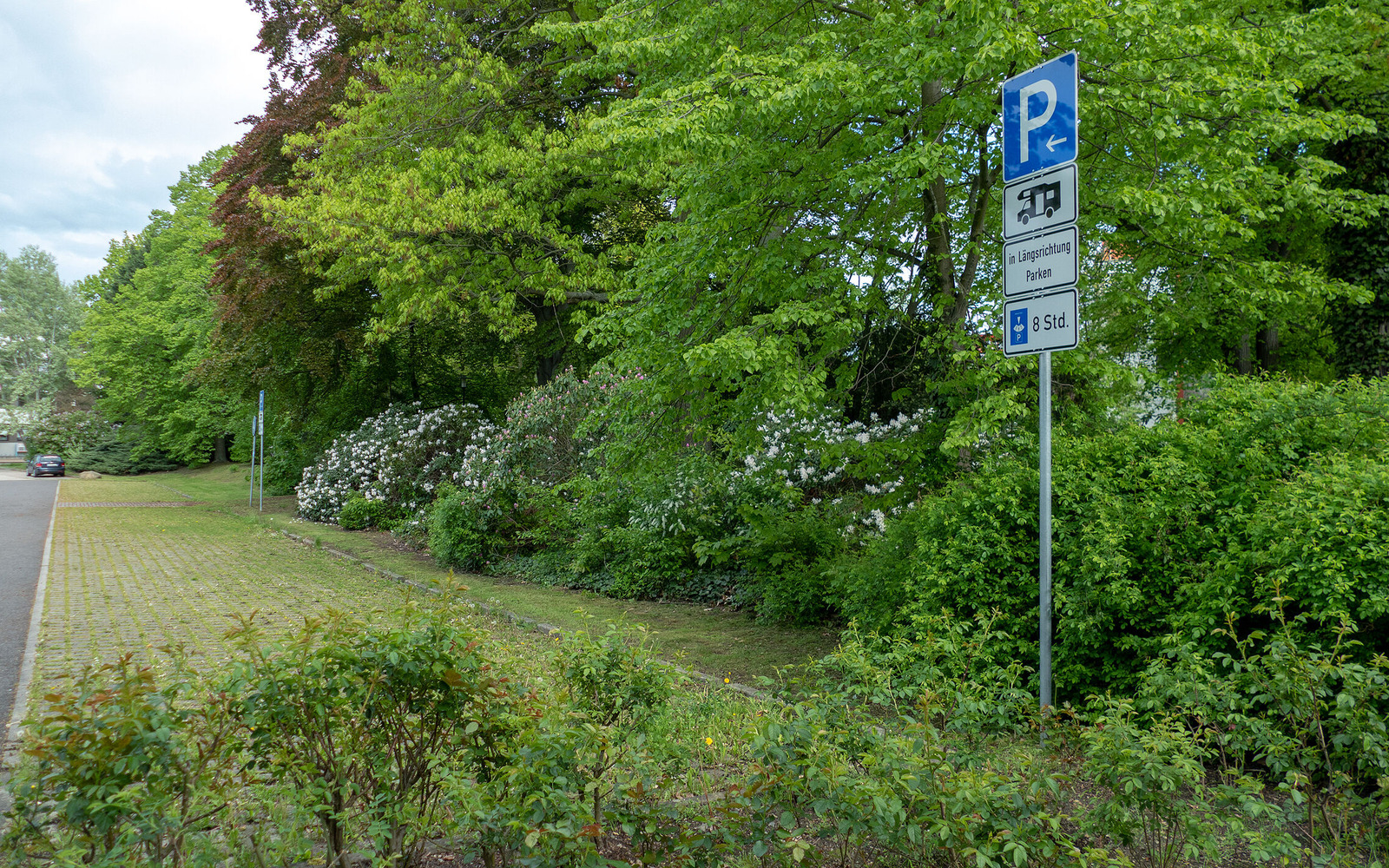 RV park at the parking lot Albert-Einstein-Straße, Foto: Dana Kersten, Lizenz: Tourismusverband Lausitzer Seenland e.V.