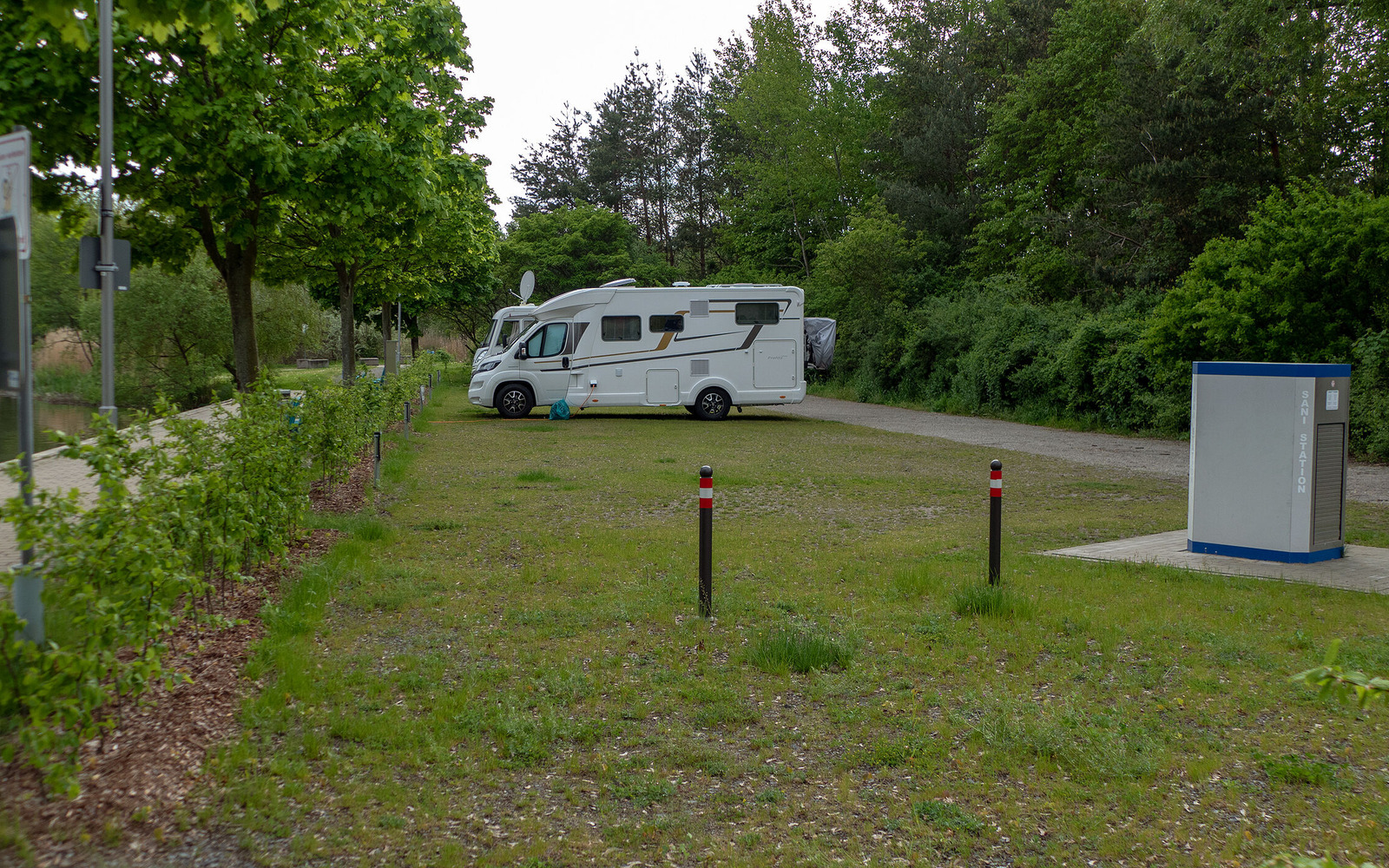 Camper site at the Lausitzbad, Foto: Dana Kersten, Lizenz: Tourismusverband Lausitzer Seenland e.V.