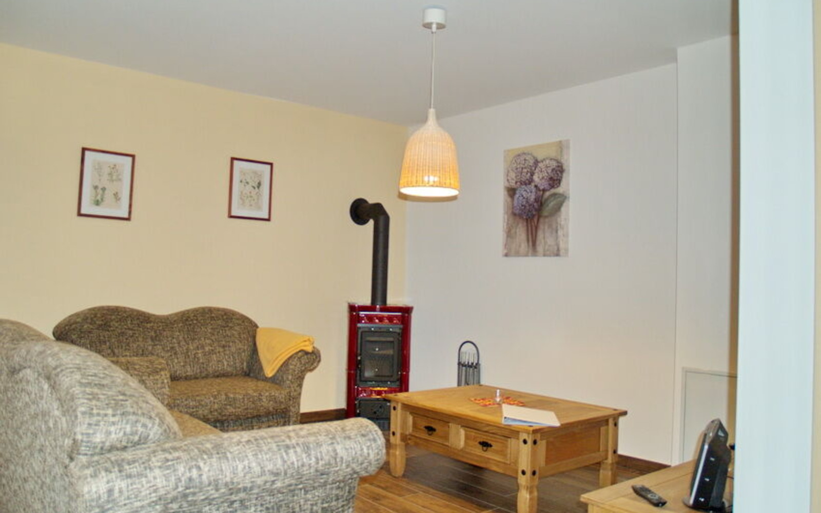 Wohnbereich große Ferienwohnung, Foto: Ferienhof Radlerslust