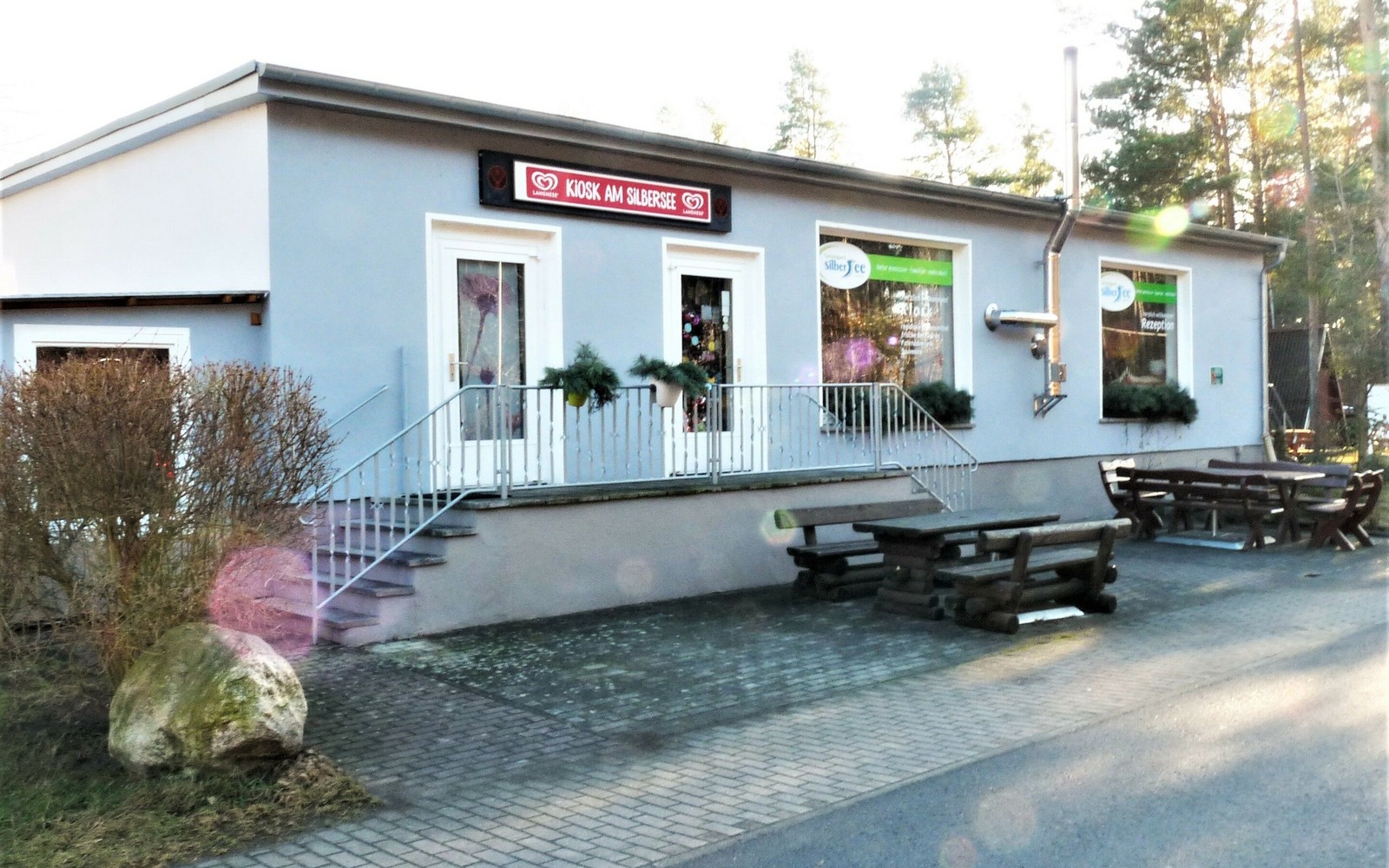 Kiosk and reception area, Foto: Gregor Kockert, Lizenz: Tourismusverband Lausitzer Seenland e.V.