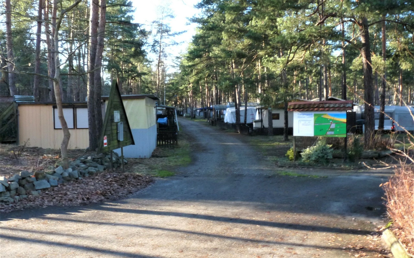 View of permanent camping place, Foto: Gregor Kockert, Lizenz: Tourismusverband Lausitzer Seenland e.V.