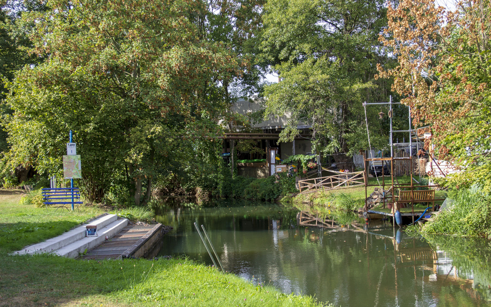 Liegeplatz Wassersport Forst e. V., Foto: TMB-Fotoarchiv/ScottyScout