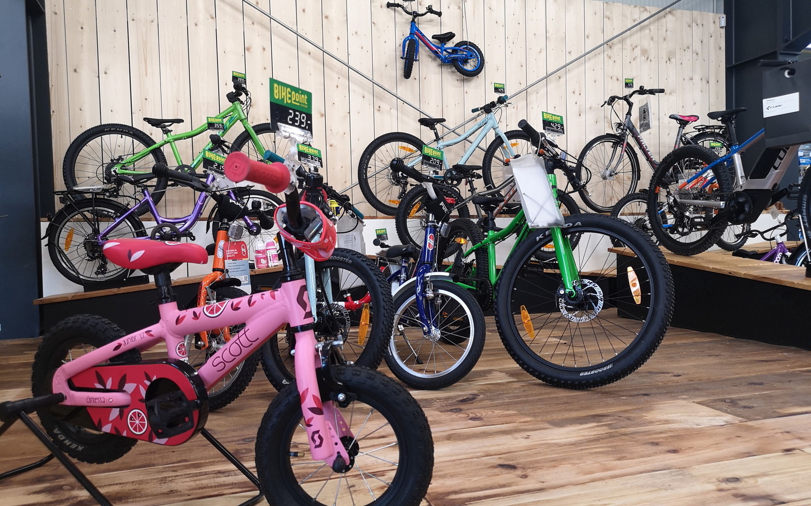 Kinderräder, Foto: Heidi Mischke, Lizenz: BIKEpoint Wiesner
