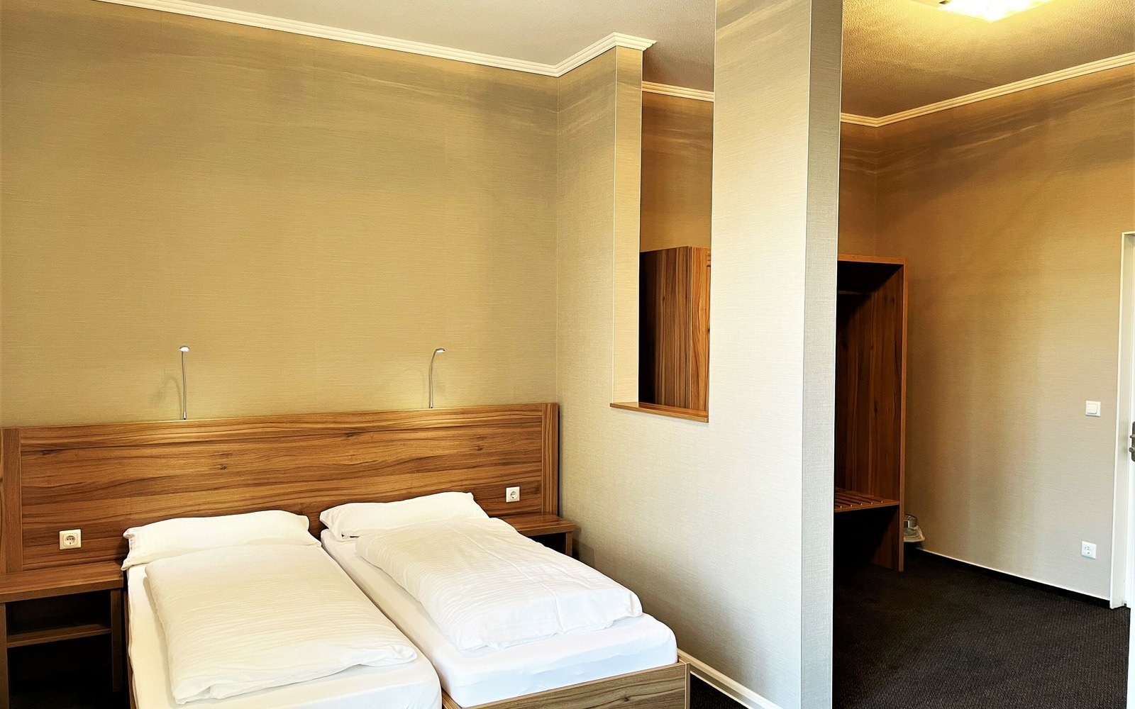 Wohnbeispiel für Doppelzimmer, Foto: Ulrike Haselbauer, Lizenz: Tourismusverband Lausitzer Seenland e.V.