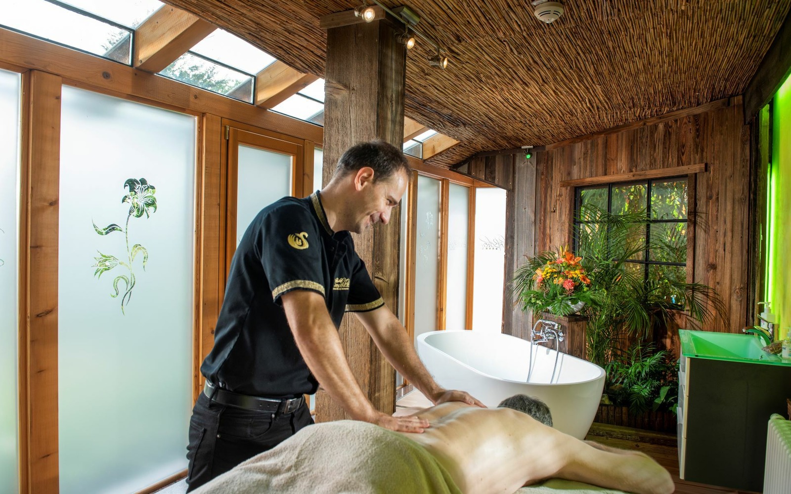 Massage im Wellnesshotel Seeschlößchen - Privat-SPA & Naturresort, Foto: Visiophotos, Lizenz: Wellnesshotel Seeschlößchen