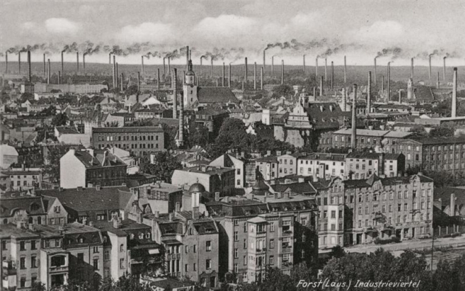 Historische Ansicht von Forst (Lausitz), Foto: Archivbild, Lizenz: Stadt Forst (Lausitz)