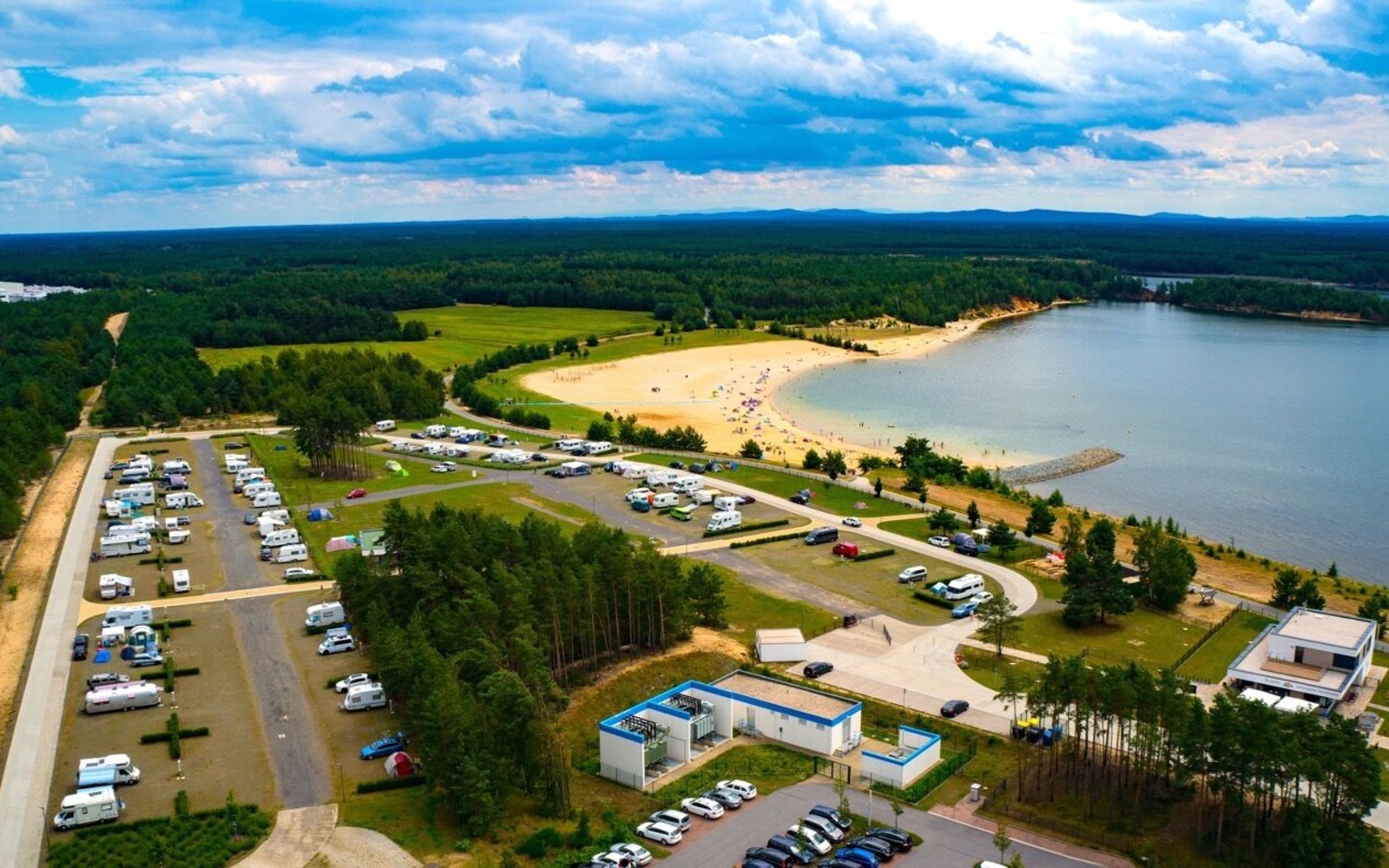 Camping site Sternencamp at Bärwalder See, Foto: Benjamin Kramer, Lizenz: Benjamin Kramer