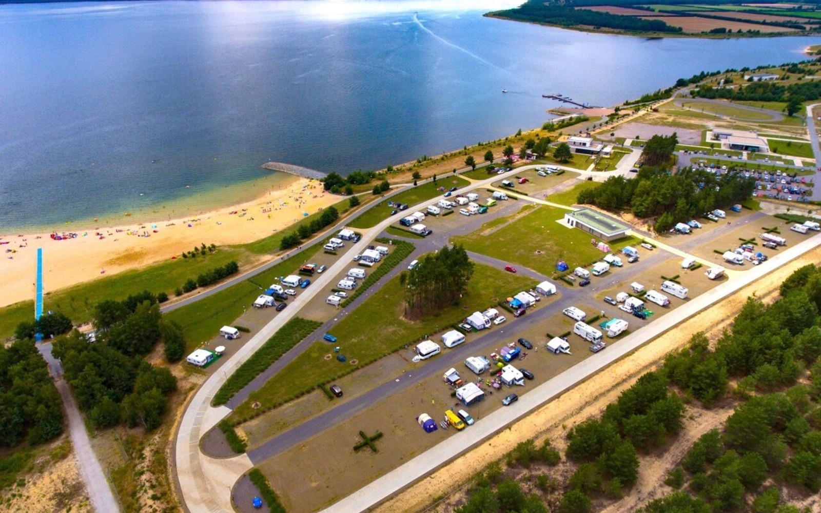 Camping site Sternencamp at Bärwalder See, Foto: Benjamin Kramer, Lizenz: Benjamin Kramer
