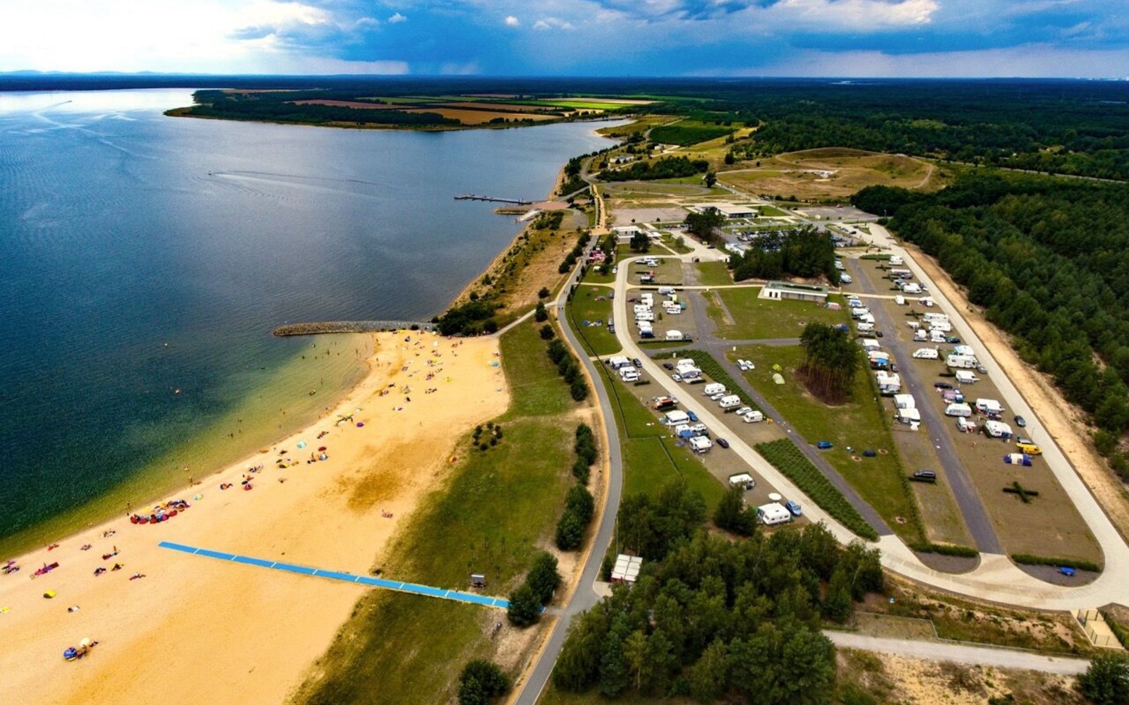 Camping site Sternencamp at Bärwalder See, Foto: Benjamin Kramer, Lizenz: Benjamin Kramer
