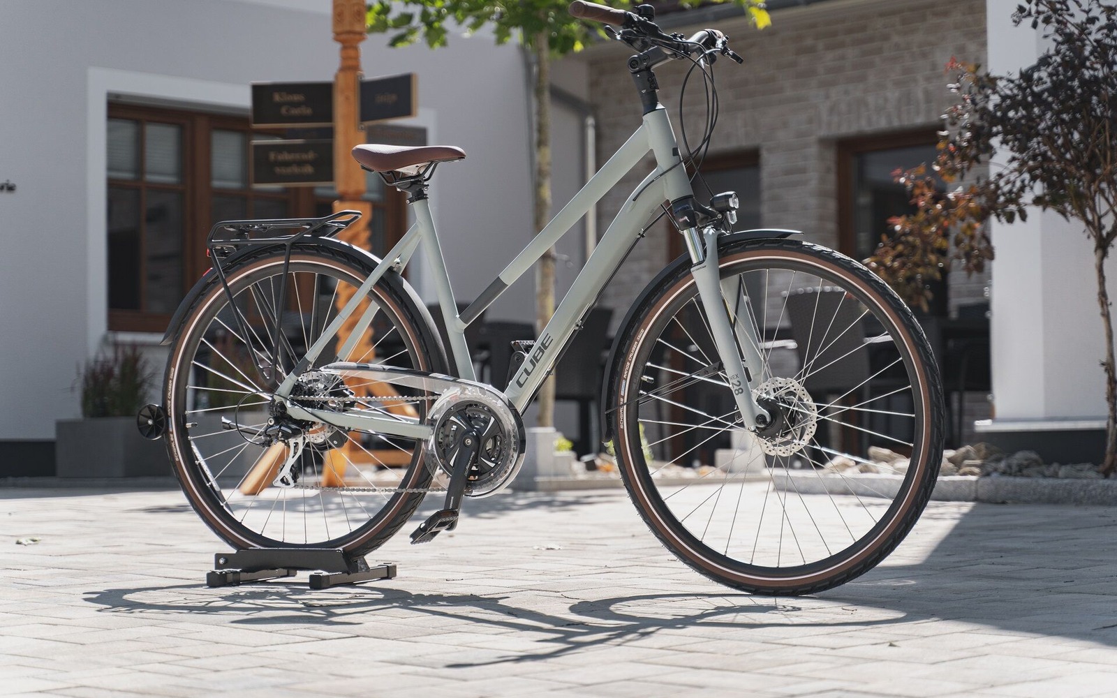 Beispielbild Trekkingrad, Foto: Nick Jantschke, Lizenz: Burghof Apartments Hoyerswerda