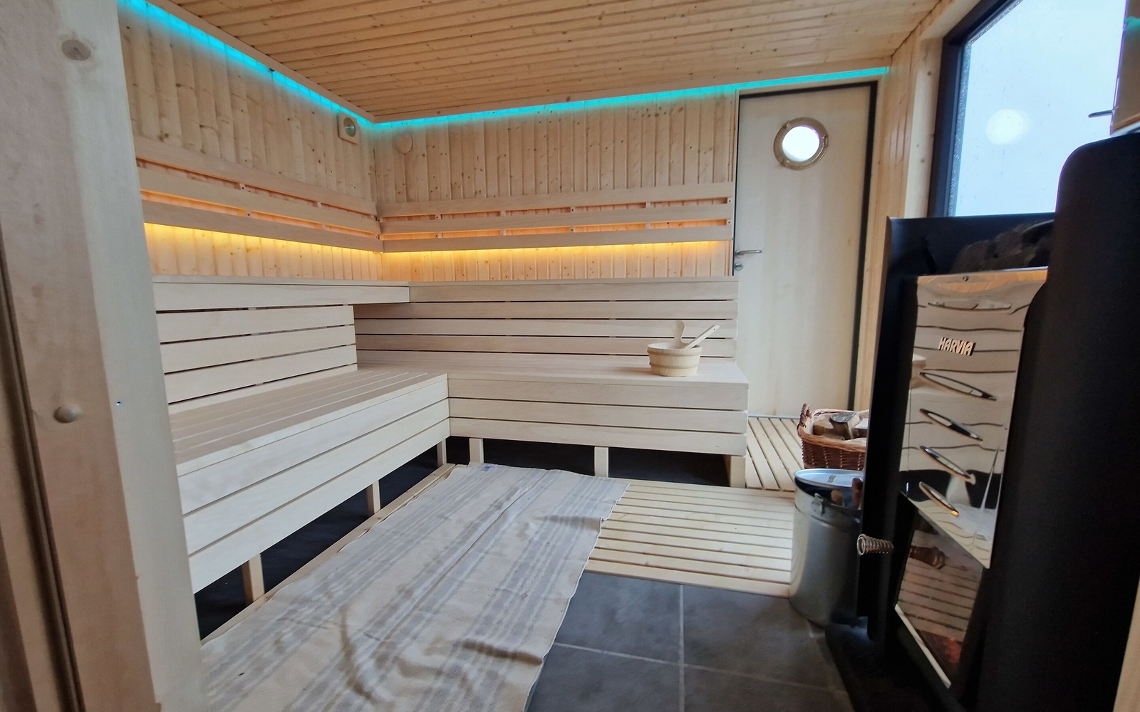 Sauna with access to the lake, Foto: Eva Lau, Lizenz: Tourismusverband Lausitzer Seenland e.V.