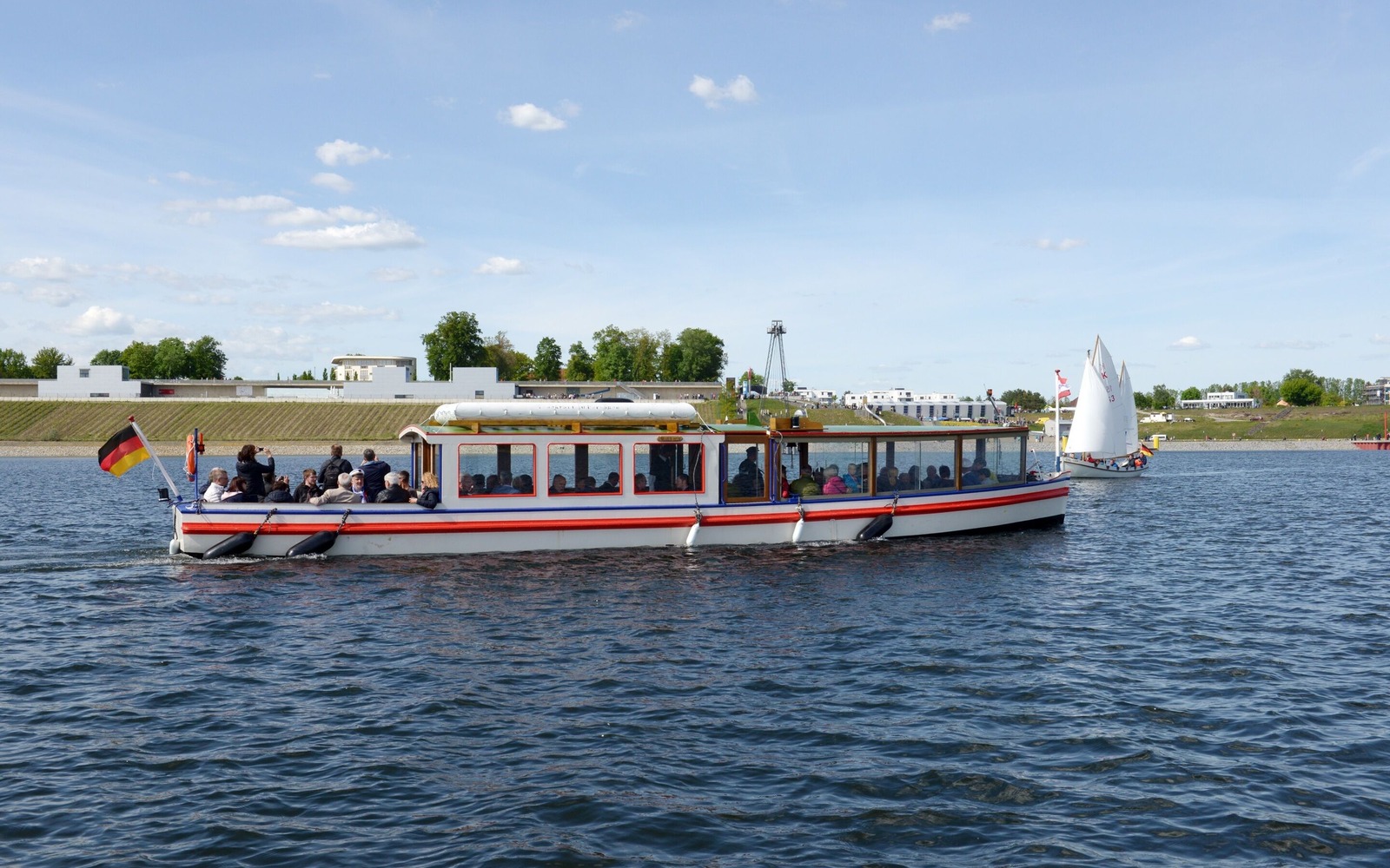 Fahrgastschifff "Wilde Ilse" auf dem Großräschener See, Foto: iba-aktiv-tours, Lizenz: iba-aktiv-tours