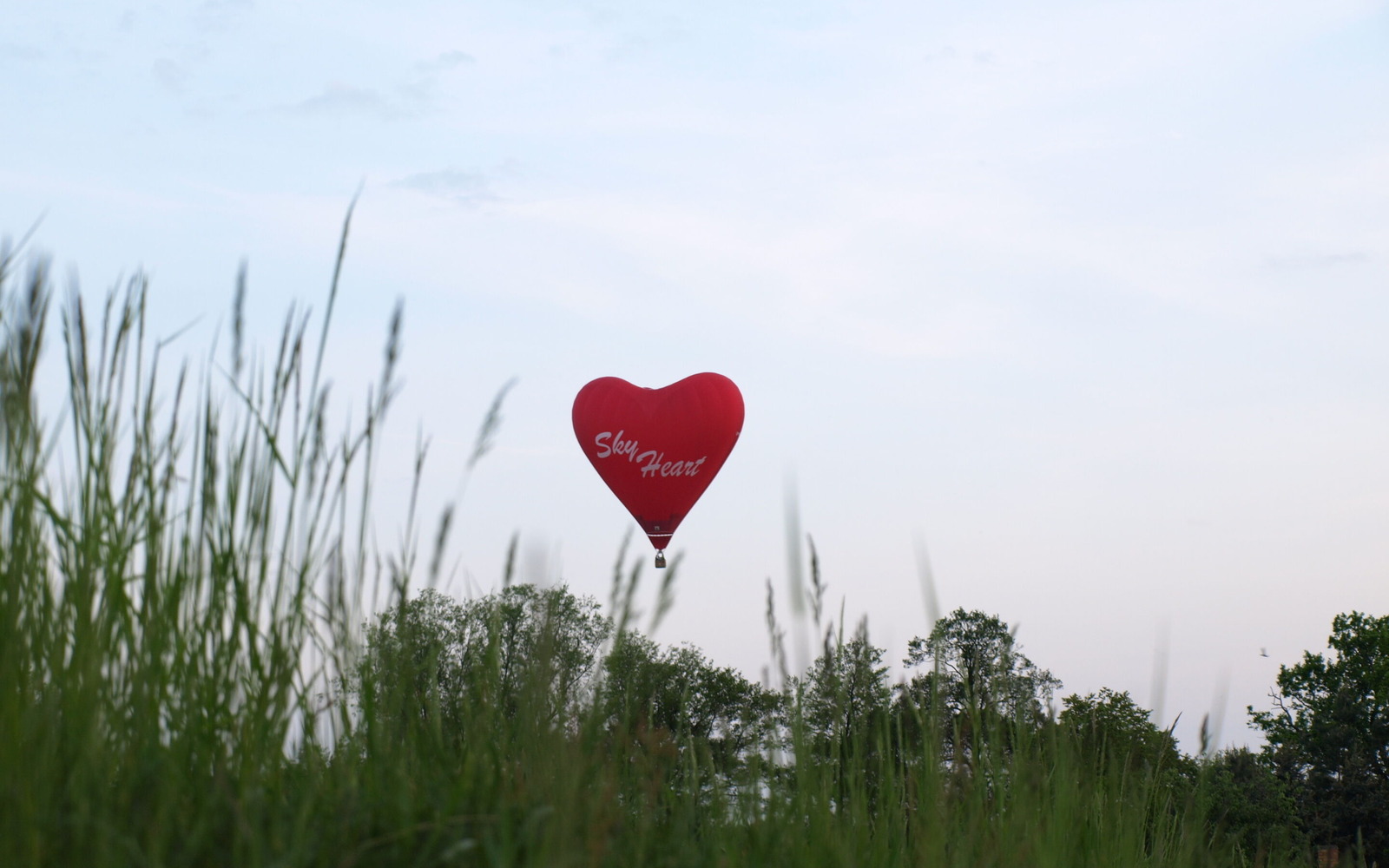 Kuschelfahrt mit dem Sky Heart Ballon, Foto: Großmann, Jens, Lizenz: Ballon-Sachsen GmbH