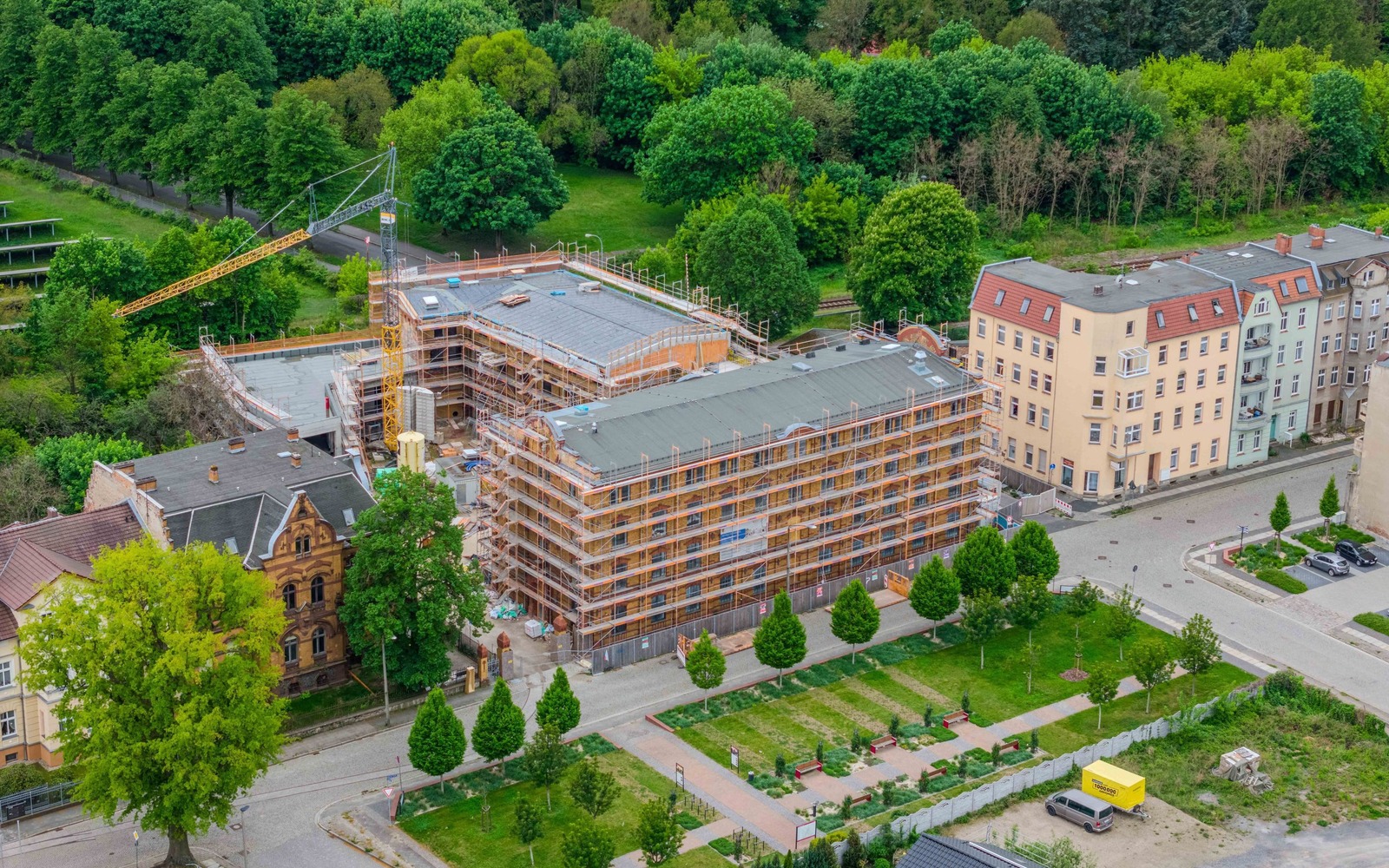 Auf der Industrieroute_Sorauer Strasse in Forst (Lausitz), Foto: Artur Kozłowski