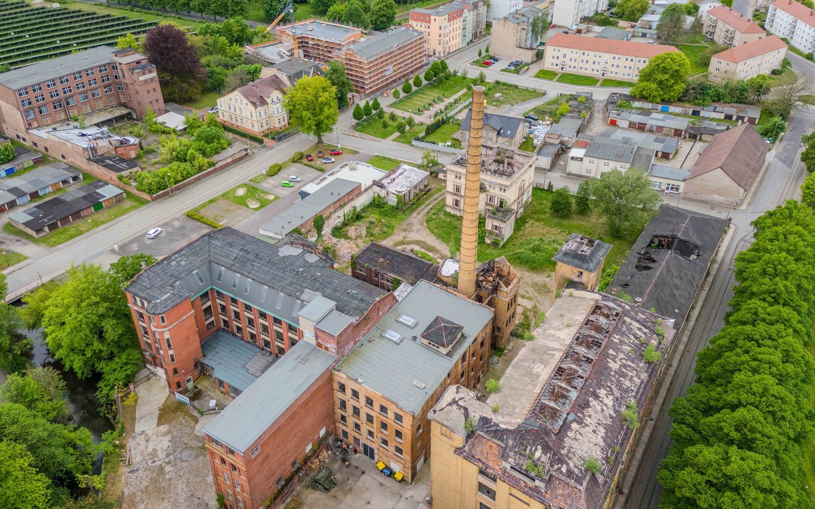 Blick auf die Gründer-und Traumfabrik in Forst (Lausitz), Foto: Artur Kozłowski