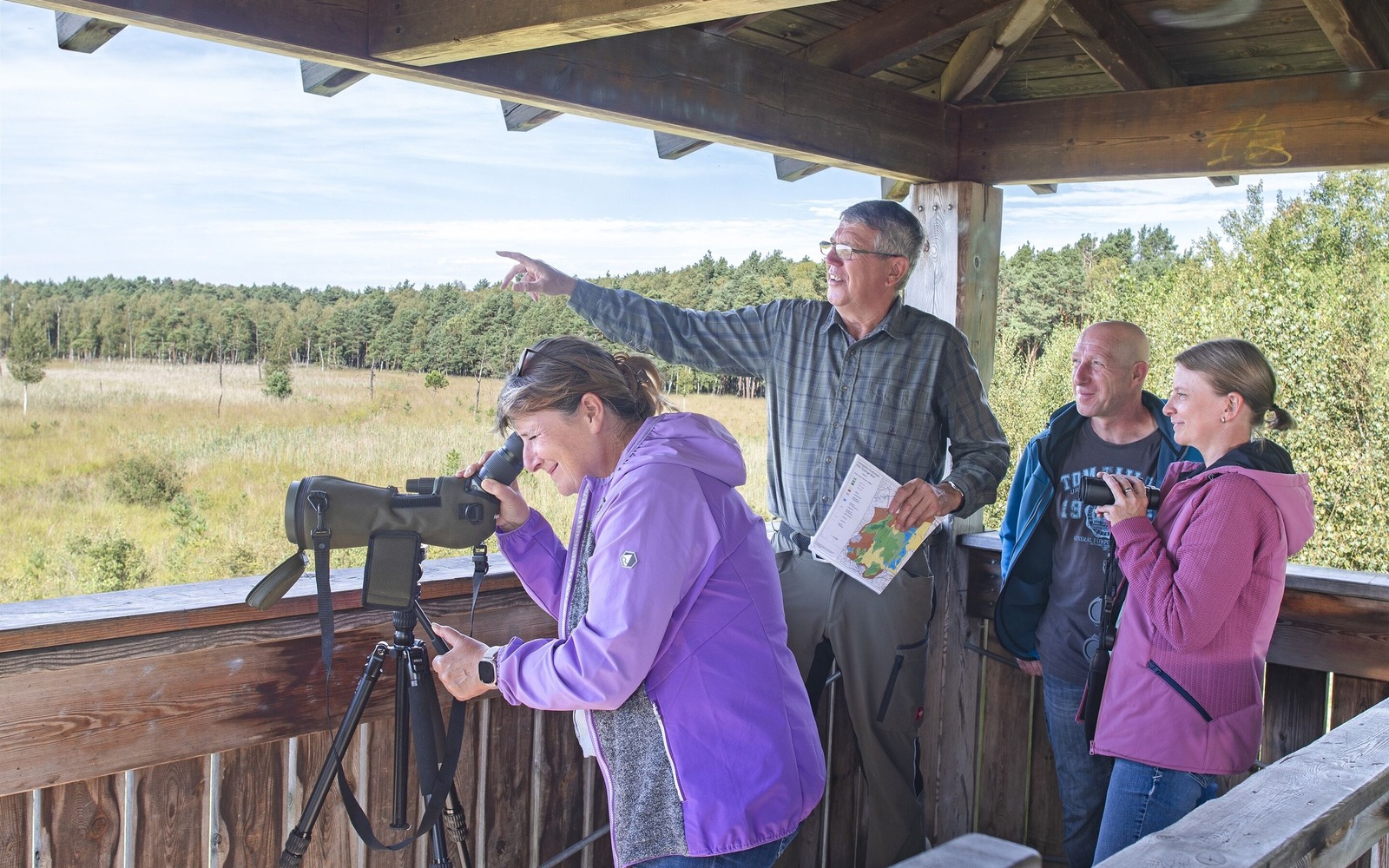 Blick in das Dubringer Moor, Foto: Nada Quenzel, Lizenz: Tourismusverband Lausitzer Seenland e.V./ Touristinformation Hoyerswerda