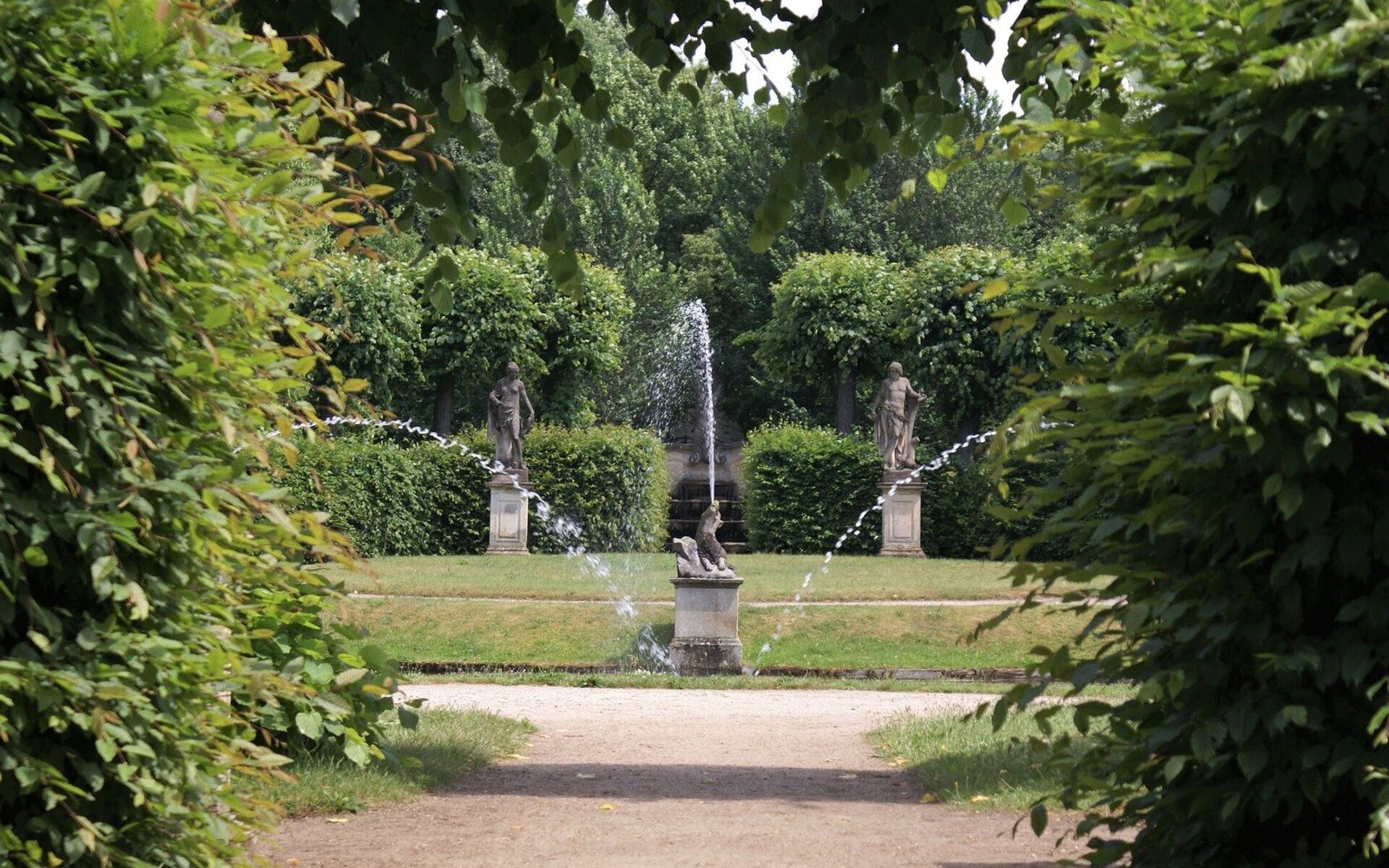 Blick in den Französischen Garten, Foto: Boris Aehnelt, Foto: Boris Aehnelt, Lizenz: Boris Aehnelt