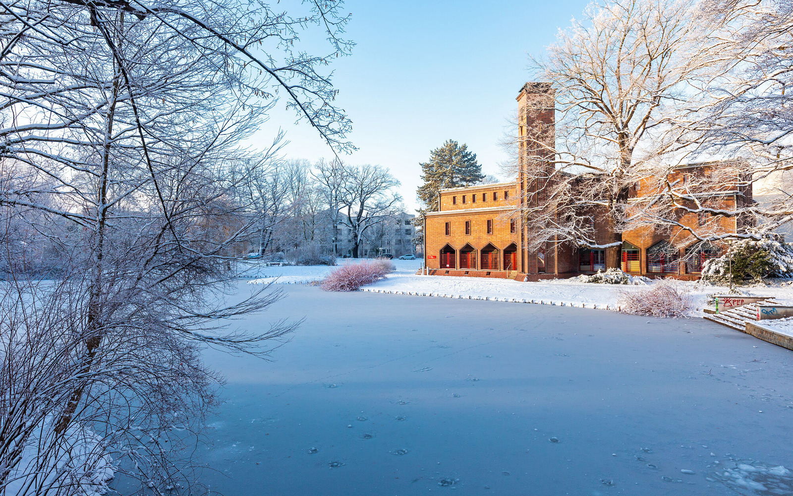 Braniborské zemské muzeum moderního umění v zimě, Foto: Andreas Franke, Lizenz: CMT Cottbus