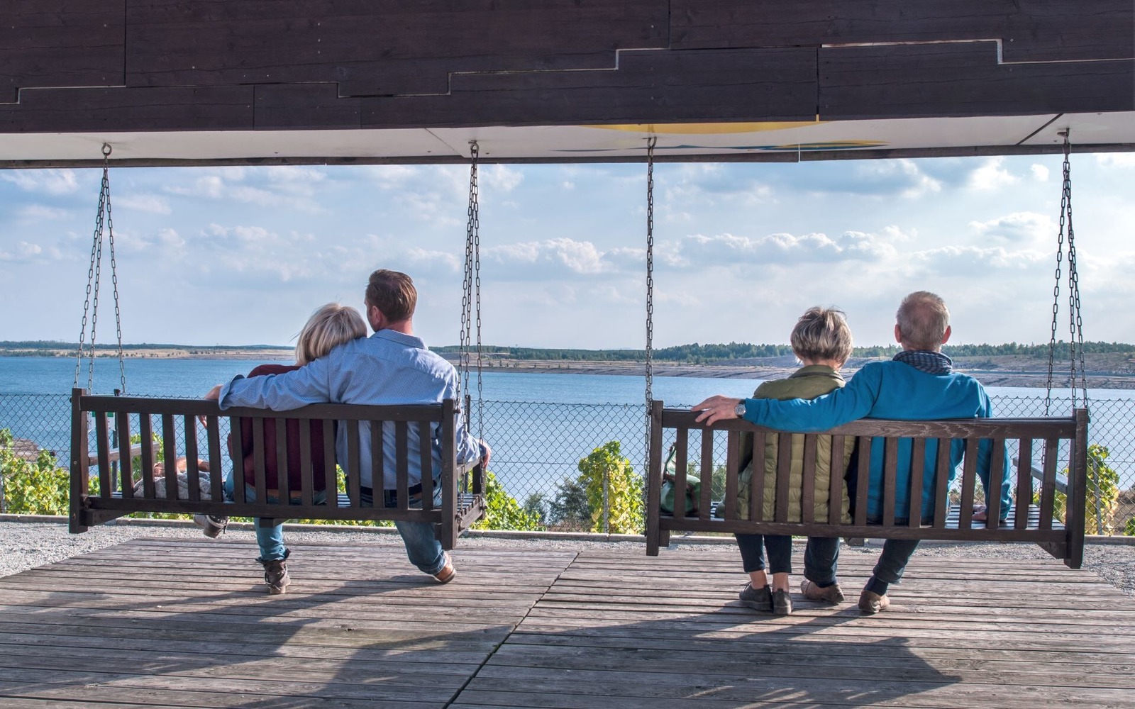 IBA-terasy – houpačka, Foto: Nada Quenzel, Lizenz: Tourismusverband Lausitzer Seenland e. V.