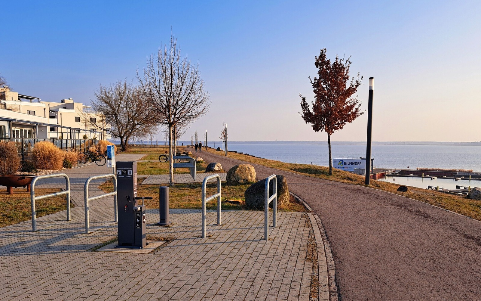 Reparaturstation für Fahrräder und Co. am Großräschener See, Foto: N. Dittrich, Lizenz: Tourismusverband Lausitzer Seenland e.V.