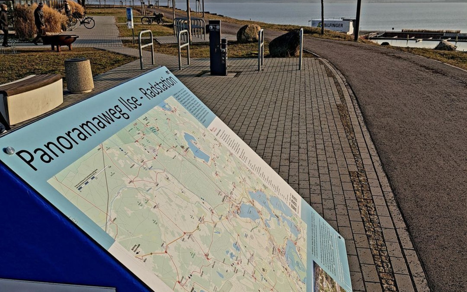 Standort der Radstation, Foto: N. Dittrich, Lizenz: Tourismusverband Lausitzer Seenland e.V.