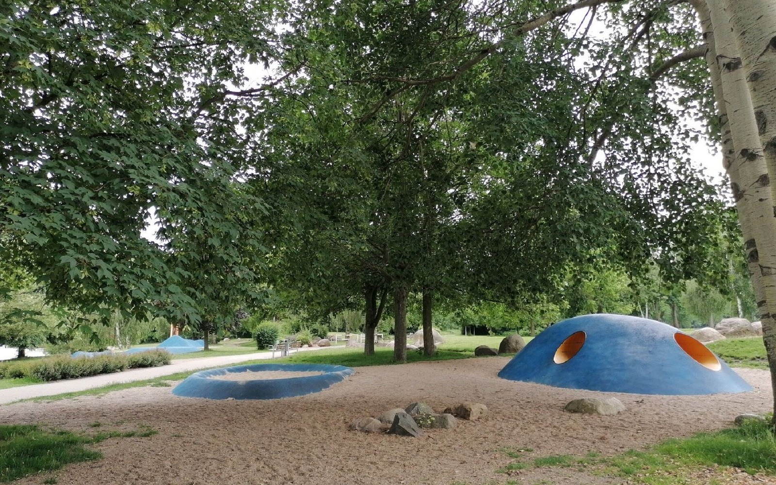 Spielplatz "Spur der Spiele", Foto: Touristinformation Senftenberg, Lizenz: Touristinformation Senftenberg