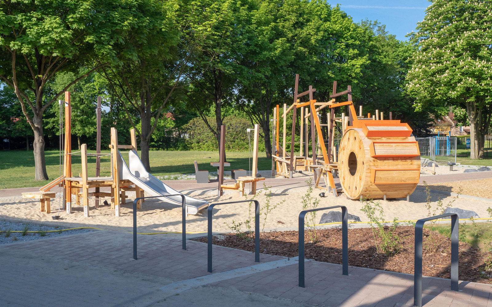 Themenspielplatz "Bergmann", Foto: Dana Kersten, Lizenz: Touristinformation Senftenberg