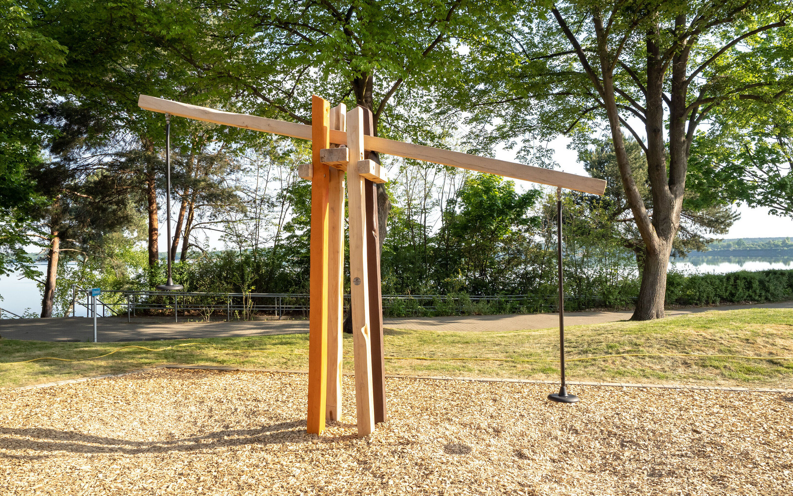 Spielelement Themenspielplatz "Bergmann", Foto: Dana Kersten, Lizenz: Touristinformation Senftenberg