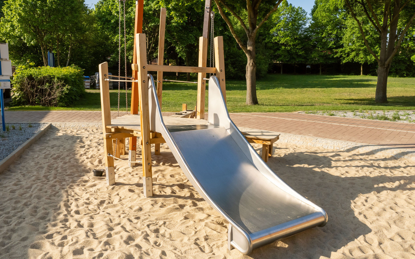 Spielelement Themenspielplatz "Bergmann", Foto: Dana Kersten, Lizenz: Touristinformation Senftenberg