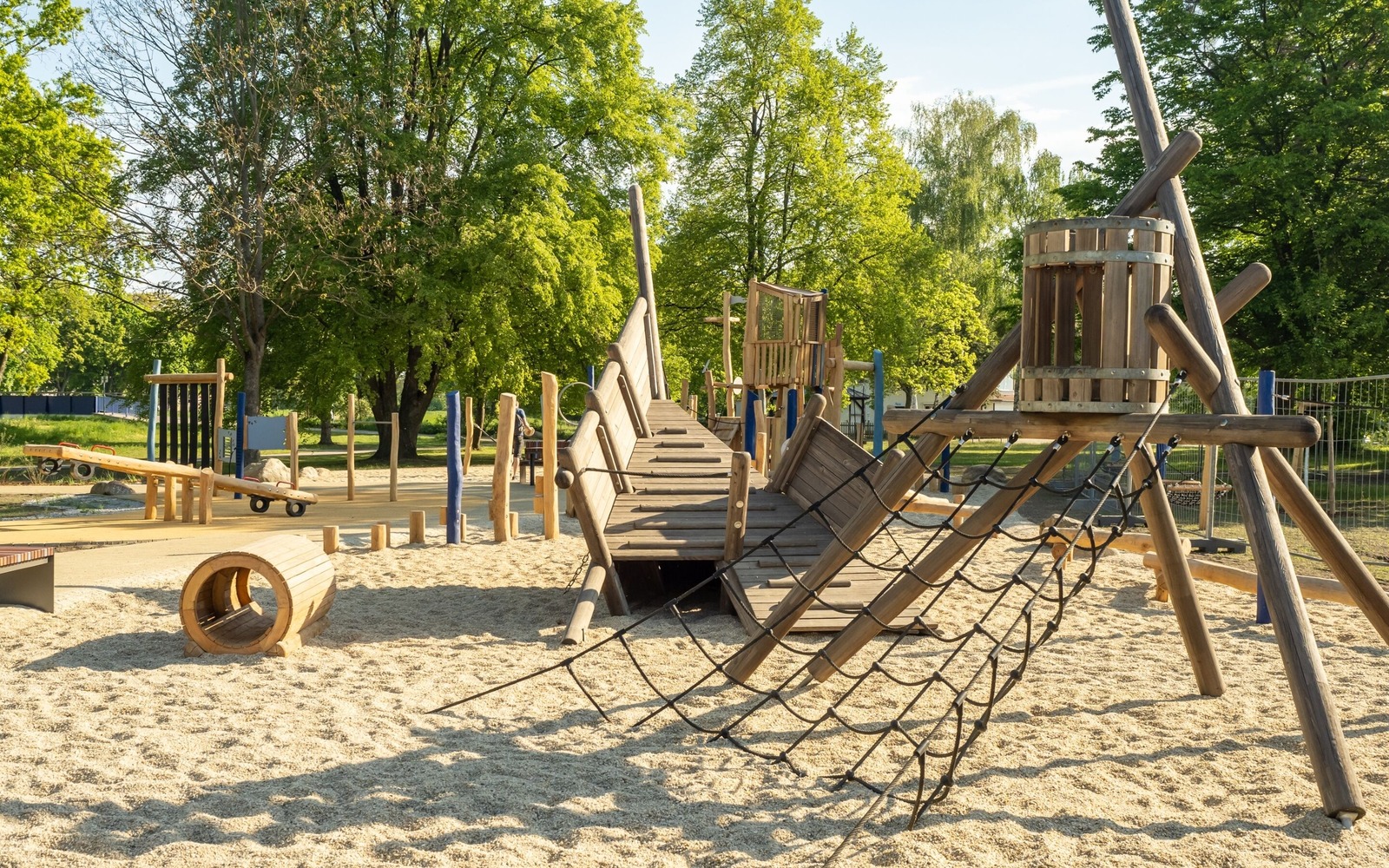 Spielelement Themenspielplatz "Vom Bergmann zum Seemann", Foto: Dana Kersten, Lizenz: Touristinformation Senftenberg