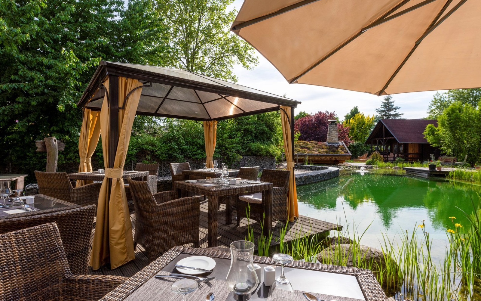 Terrasse im Wellnesshotel Seeschlößchen, Foto: photovision, Lizenz: Wellnesshotel Seeschlößchen