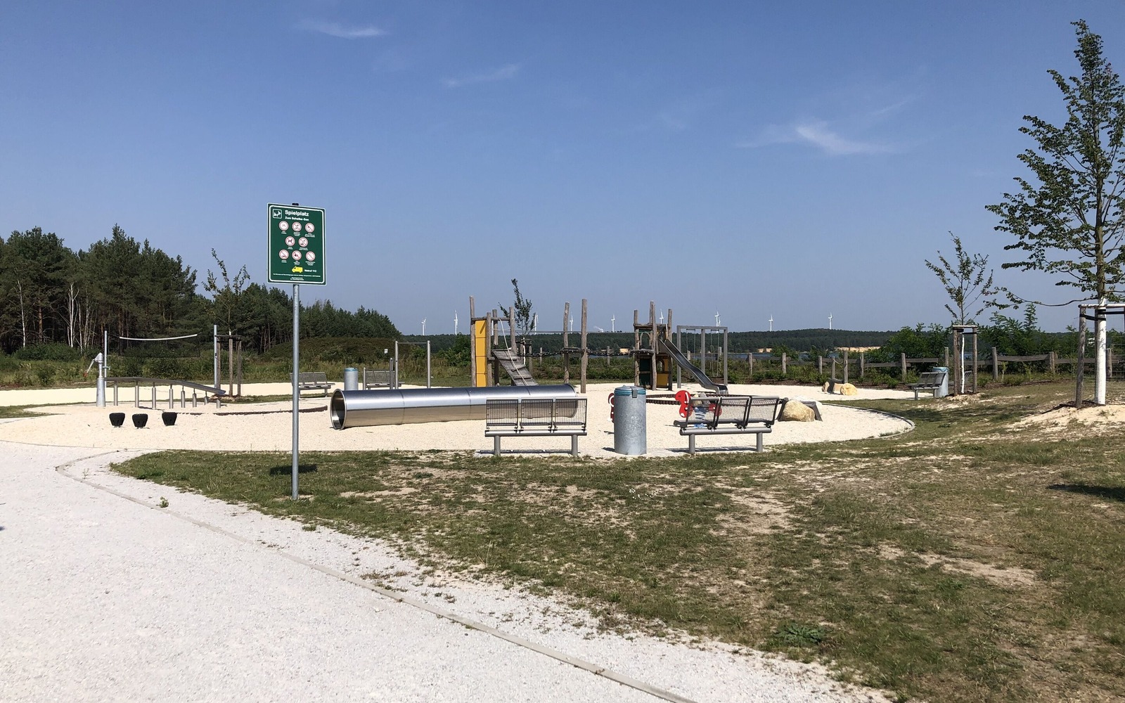 Spielplatz zum Scheibe See, Foto: Gregor Kockert, Lizenz: Tourismusverband Lausitzer Seenland e.V.