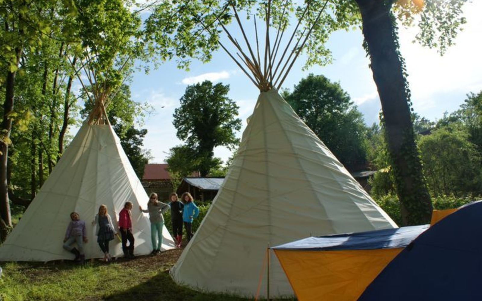 Ubytování pro školy v tematické zahradě, foto: atz, Foto: Kristine Messenbrink, Lizenz: atz welzow