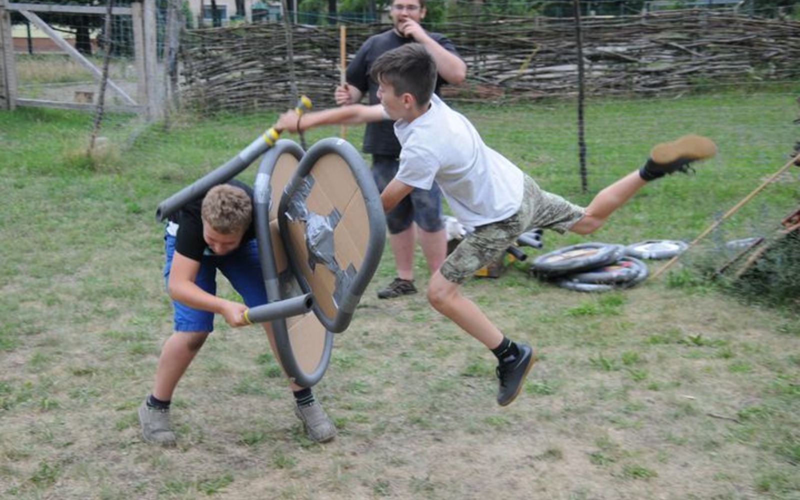 Bojové techniky od dob Římanů (interaktivní hra), foto: atz, Foto: Kristine Messenbrink, Lizenz: atz welzow