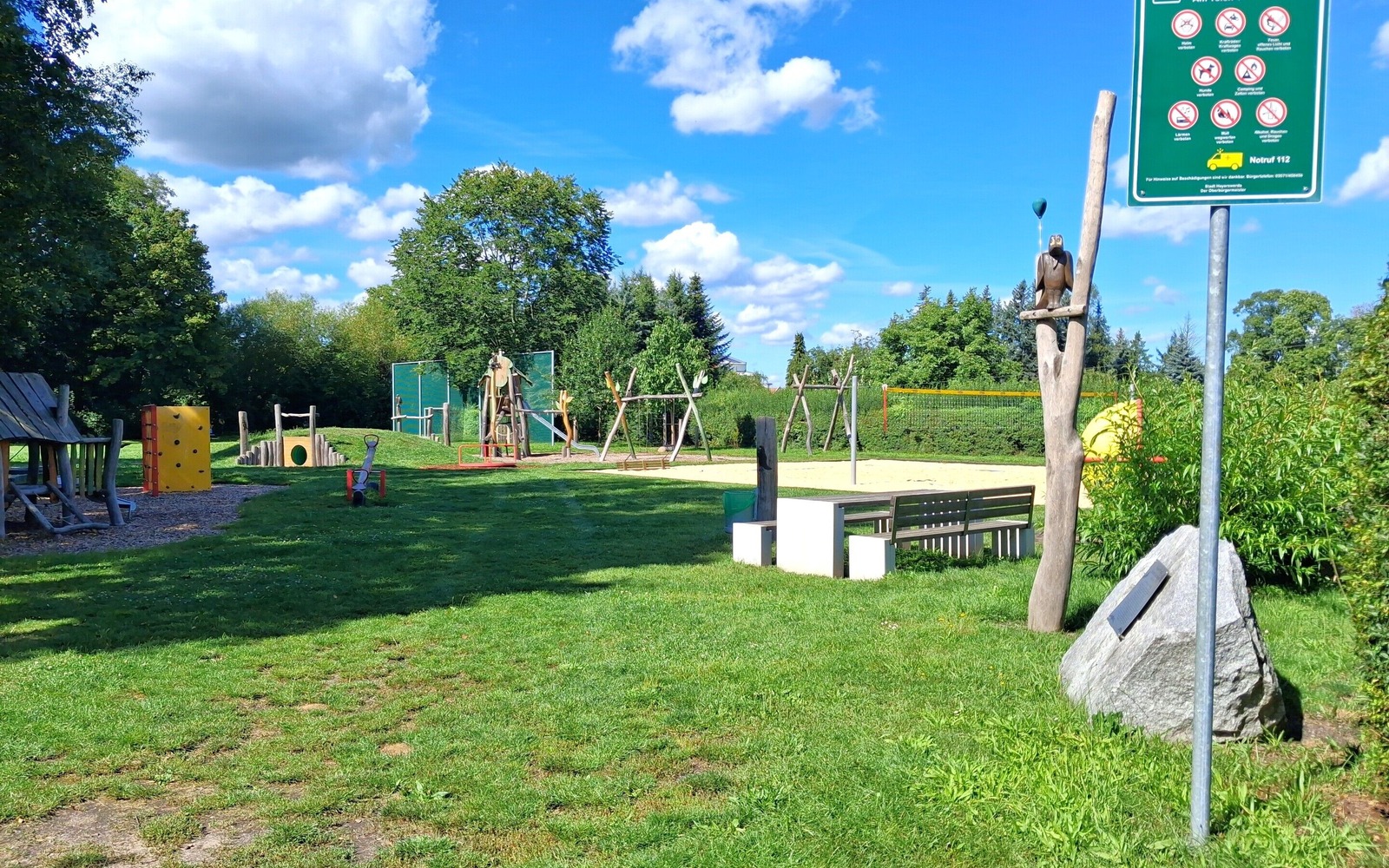Gesamtansicht auf Spielplatz, Foto: Natalie Schmidt, Lizenz: Tourismusverband Lausitzer Seenland e.V.
