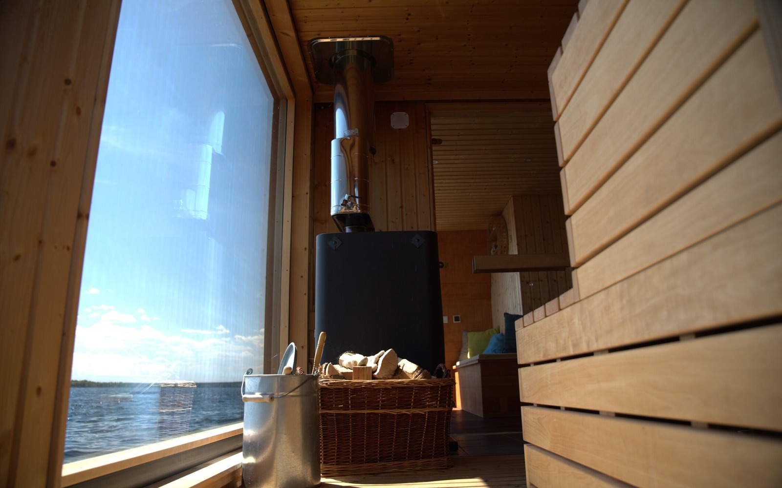 Sauna mit Ausblick, Foto: Tino Henßchen, Lizenz: Tino Henßchen