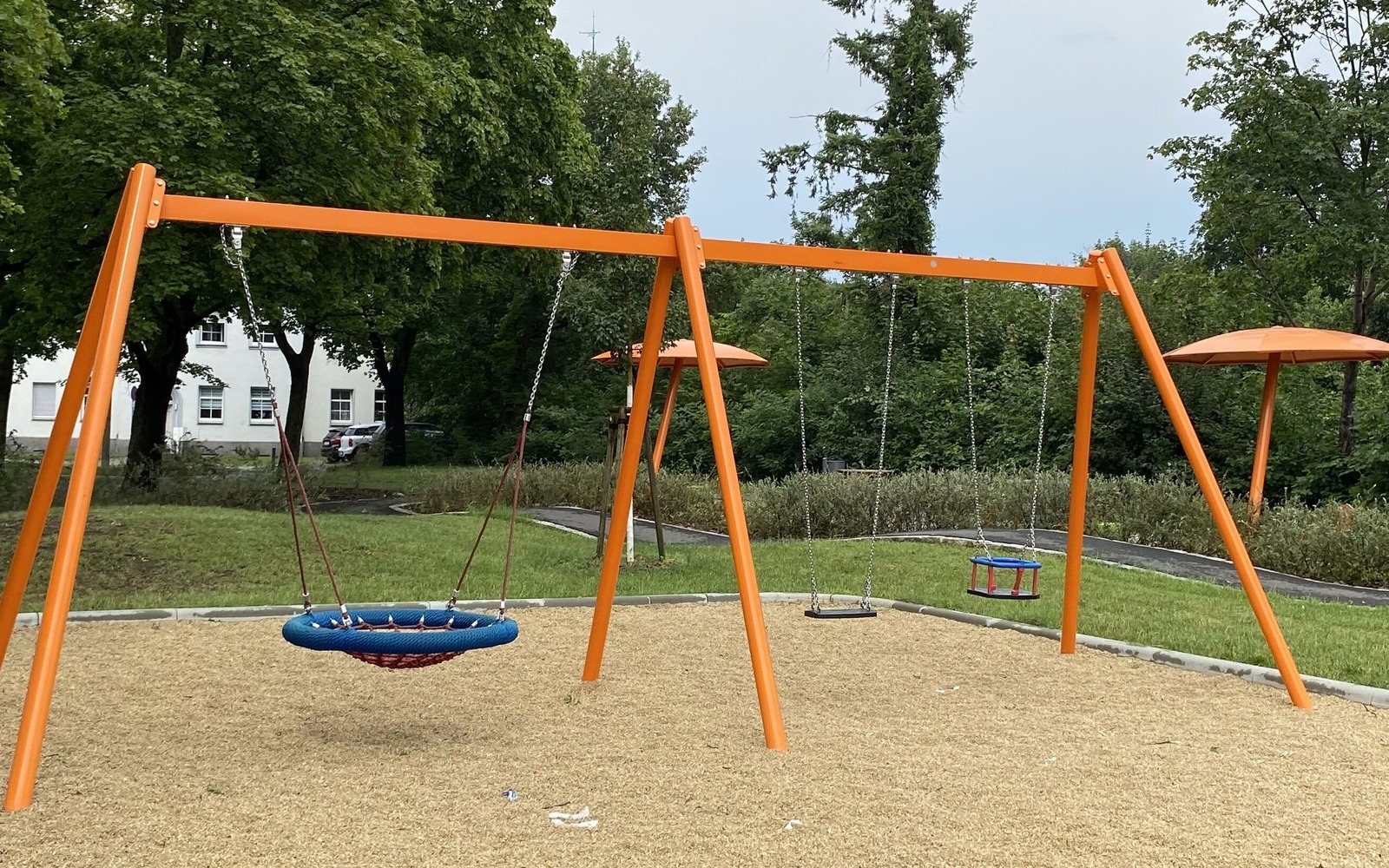 Spielplatz mit Schaukeln, Foto: Stadt Forst (Lausitz), Lizenz: Stadt Forst (Lausitz)