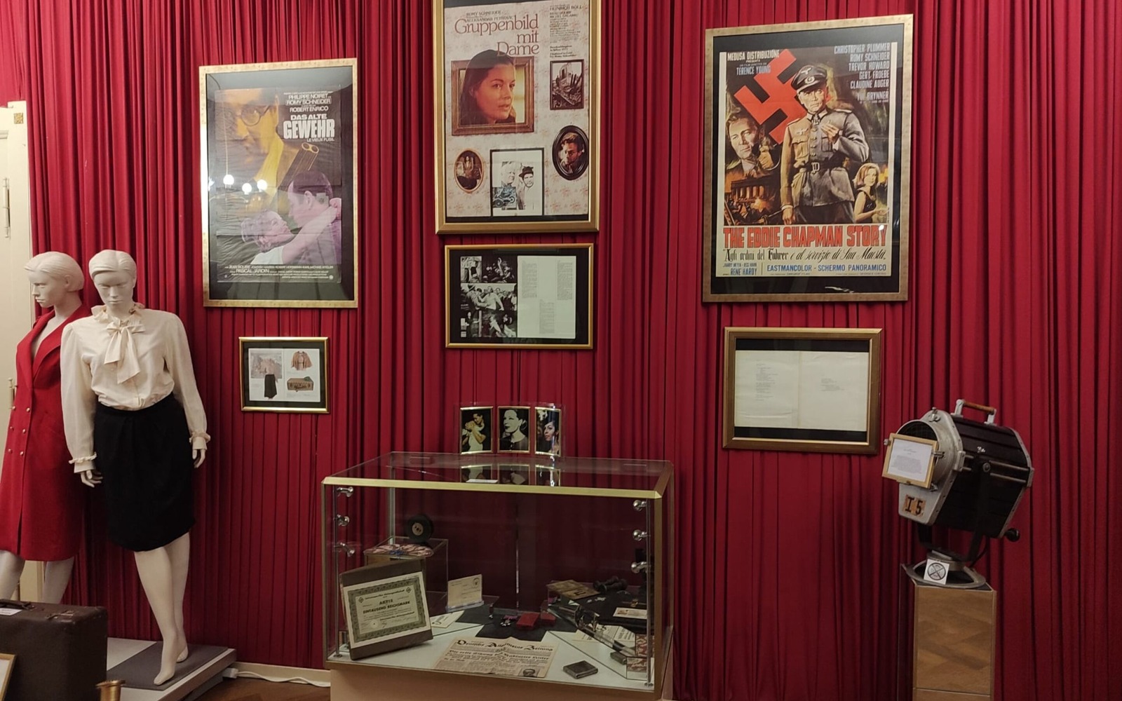 Výstava v kulturním zámku Lausitz Filmmuseum, Foto: Ariane Rykov, Lizenz: KULTURSCHLOSS LAUSITZ - Institut Romy Schneider Archiv & Museum e.V.