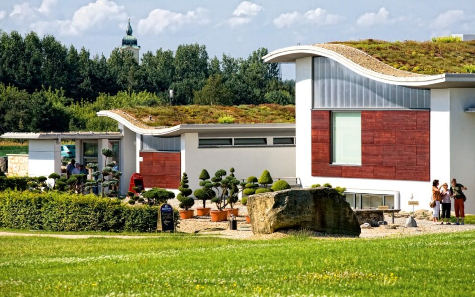 Eingangsbereich Findlingspark Nochten, Foto: H.P. Berwig, Lizenz: Förderverein Findlingspark