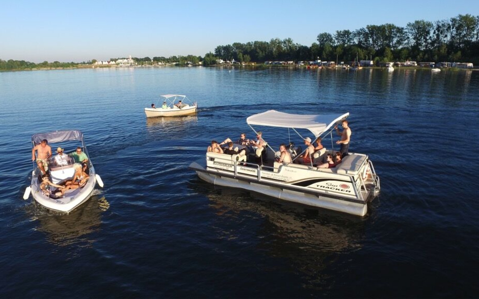 Motorboote von Cruiser Craft auf dem Geierswalder See, Foto: Cruiser Craft, Lizenz: Cruiser Craft