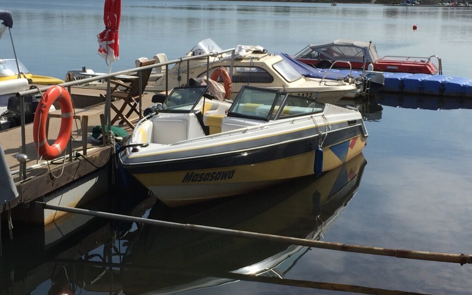Motorboot von Cruiser Craft am Geierswalder See, Foto: Cruiser Craft, Lizenz: Cruiser Craft