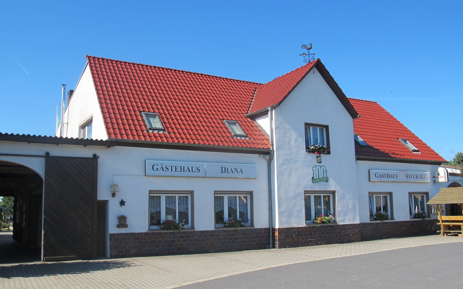 Außenansicht vom Gasthaus Stuckatz, Foto: Gasthaus Stuckatz, Lizenz: Gasthaus Stuckatz